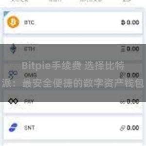 Bitpie手续费 选择比特派：最安全便捷的数字资产钱包