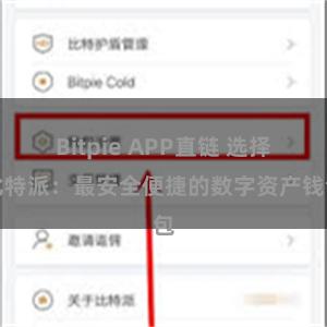 Bitpie APP直链 选择比特派：最安全便捷的数字资产钱包