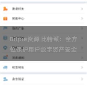 Bitpie资源 比特派：全方位保护用户数字资产安全