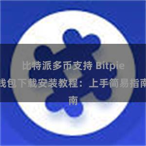 比特派多币支持 Bitpie钱包下载安装教程：上手简易指南