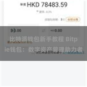 比特派钱包新手教程 Bitpie钱包：数字资产管理助力者