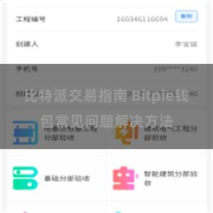 比特派交易指南 Bitpie钱包常见问题解决方法