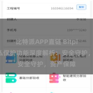 比特派APP直链 Bitpie钱包隐私保护功能深度解析：安全守护，资产保障