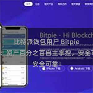 比特派钱包用户 Bitpie钱包：资产百分之百自主掌控，安全可靠！