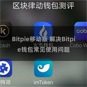 Bitpie移动版 解决Bitpie钱包常见使用问题