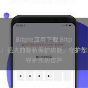 Bitpie应用下载 Bitpie钱包：强大的隐私保护功能，守护您的资产