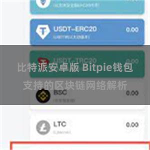 比特派安卓版 Bitpie钱包支持的区块链网络解析