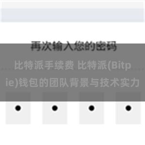 比特派手续费 比特派(Bitpie)钱包的团队背景与技术实力