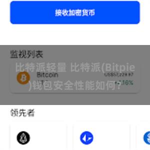 比特派轻量 比特派(Bitpie)钱包安全性能如何？