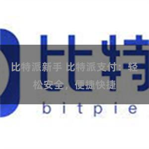 比特派新手 比特派支付：轻松安全，便捷快捷